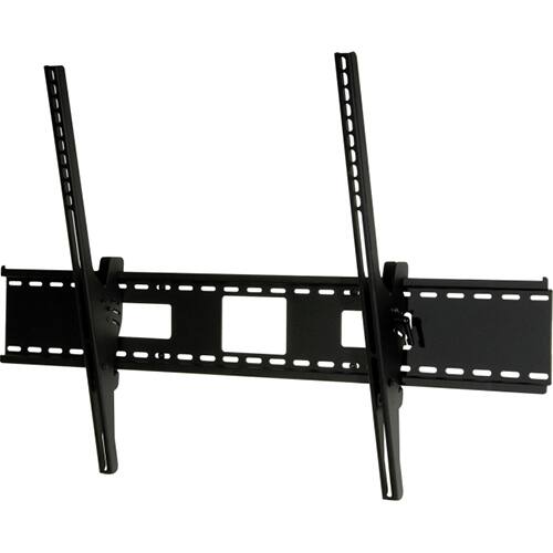 Front. Peerless - 60"-98" Tilt Wall Mount with Security Screws ST680 - Black.