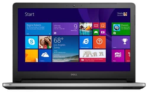 Front. Dell - Inspiron 15.6" Touch-Screen Laptop - Intel Core i7 - 16GB Memory - 1TB Hard Drive - Silver Matte.