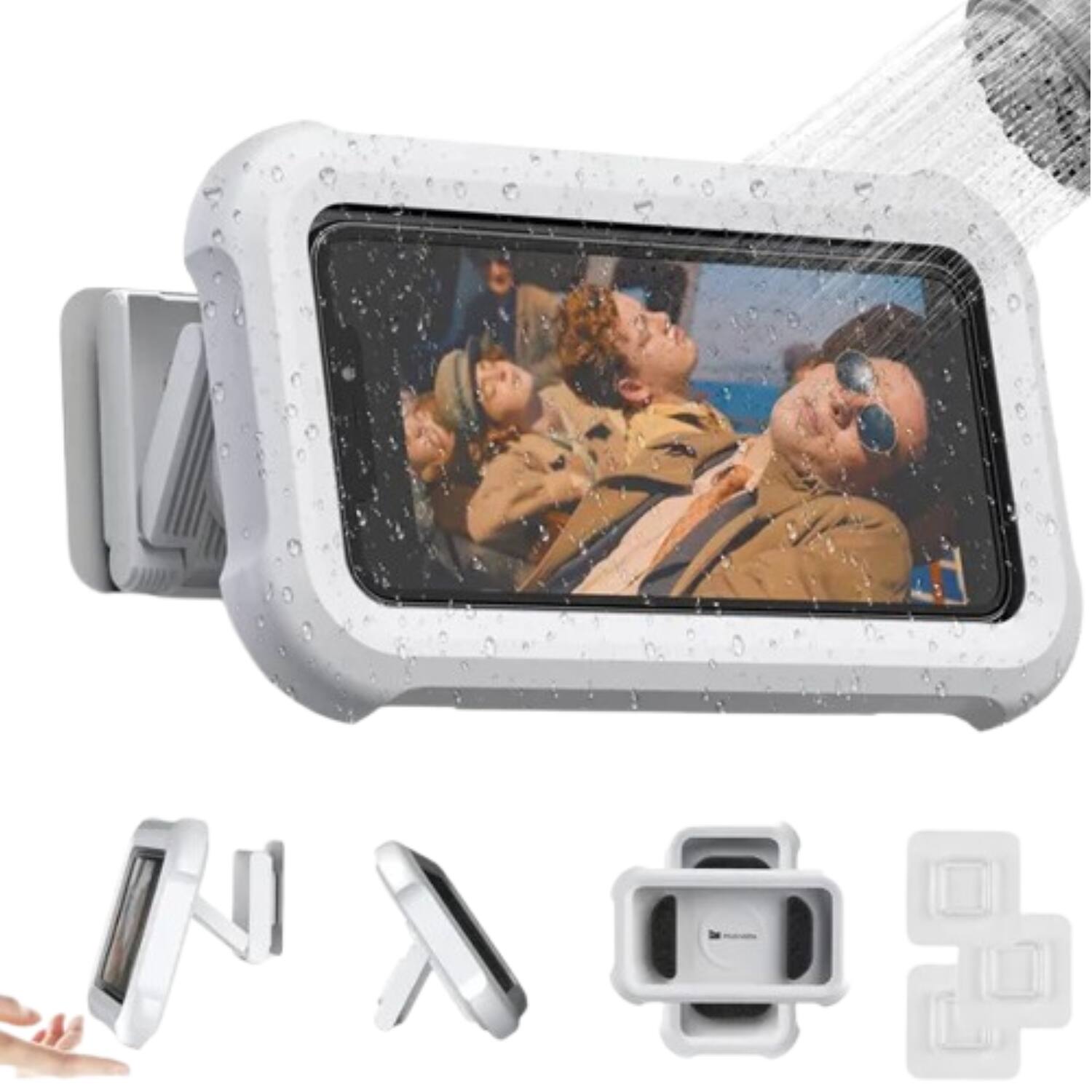 Stock Preferred - 360° Universal Waterproof Phone Holder - White