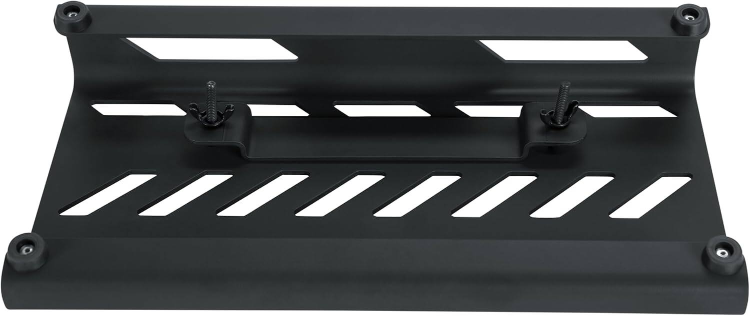 Back. Gator - Small Aluminum Pedal Board with Carry Bag and Power Supply Mounting Bracket.