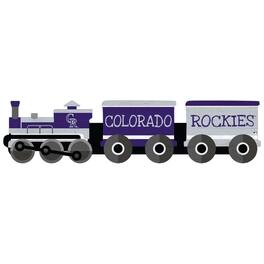 Fan Creations - Colorado Rockies 6'' x 24'' Train Cutout Sign - Multicolor
