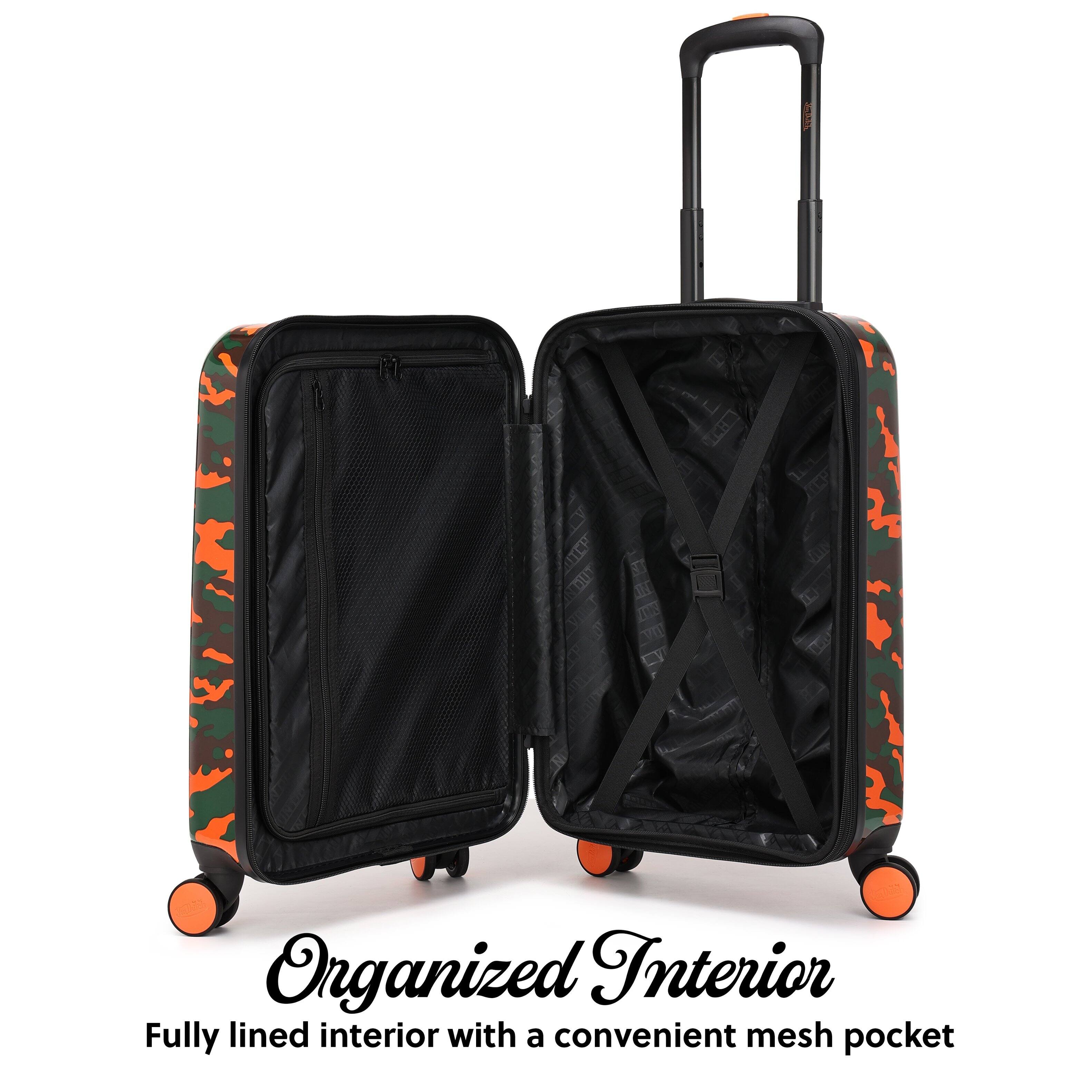 Organized Interior  
Fully lined interior with a convenient mesh pocket