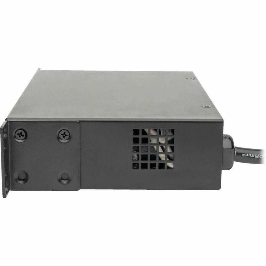 Alt View 3. Tripp Lite - Eaton 1.4kW 120V Single-Phase Switched Mini PDU - LX Platform Interface, NEMA 5-15P 6 ft. (1.83 m) Cord, 0U, TAA - Unknown.