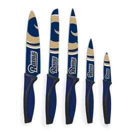 Woodrow - Los Angeles Rams 5-Piece Stainless Steel Cutlery Knife Set - Multicolor