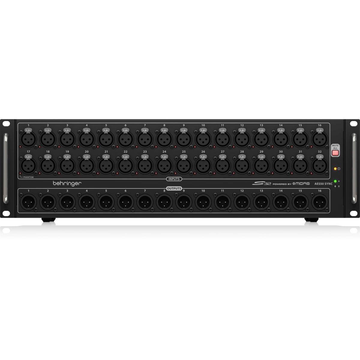 Behringer - S32 I/O Box with 32x Remote-Controllable Midas Preamps