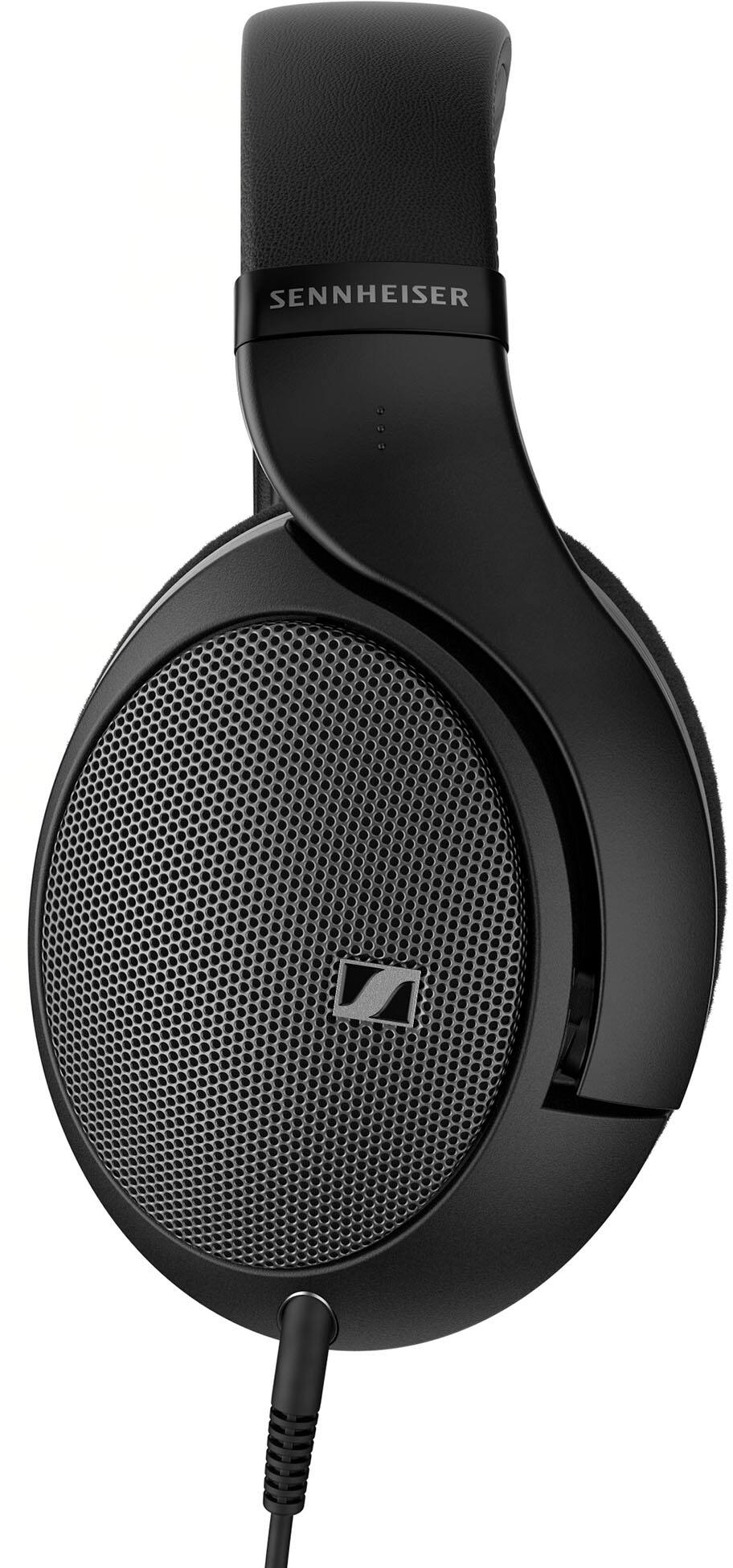 Left. Sennheiser - Sennheiser HD 550 Over-Ear Open-Back Wired Headphones - Black.