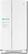 Front Standard. Whirlpool - 25.6 Cu. Ft. Side-by-Side Refrigerator with Thru-the-Door Ice and Water - White-on-White.