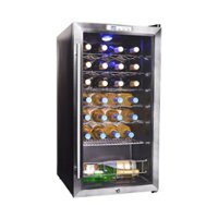 NewAir - 27-Bottle Wine Cooler - Stainless Steel - Stainless steel - Front_Zoom