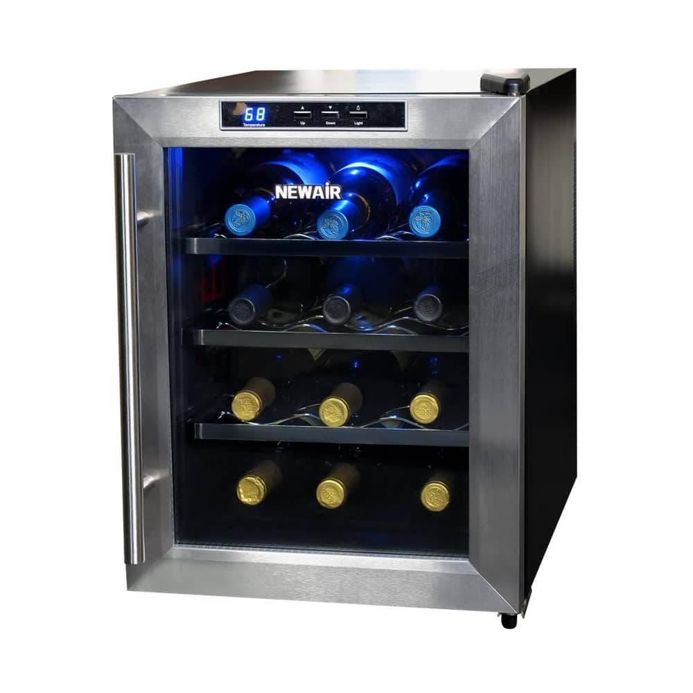 Best Buy NewAir 12Bottle Wine Cooler Stainless Steel AW121E