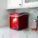 Alt View 18. NewAir - 12" 28-lb Portable Ice Maker - 3 Ice Sizes - Red.