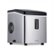 Front Zoom. NewAir - 12" 28-lb Portable Ice Maker - 3 Ice Sizes - Stainless steel.