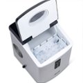 Alt View Zoom 14. NewAir - 28-lb Portable Ice Maker - 3 Ice Sizes - Stainless steel.