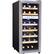 Angle. NewAir - 21-Bottle Dual Zone Wine Cooler - Stainless steel.