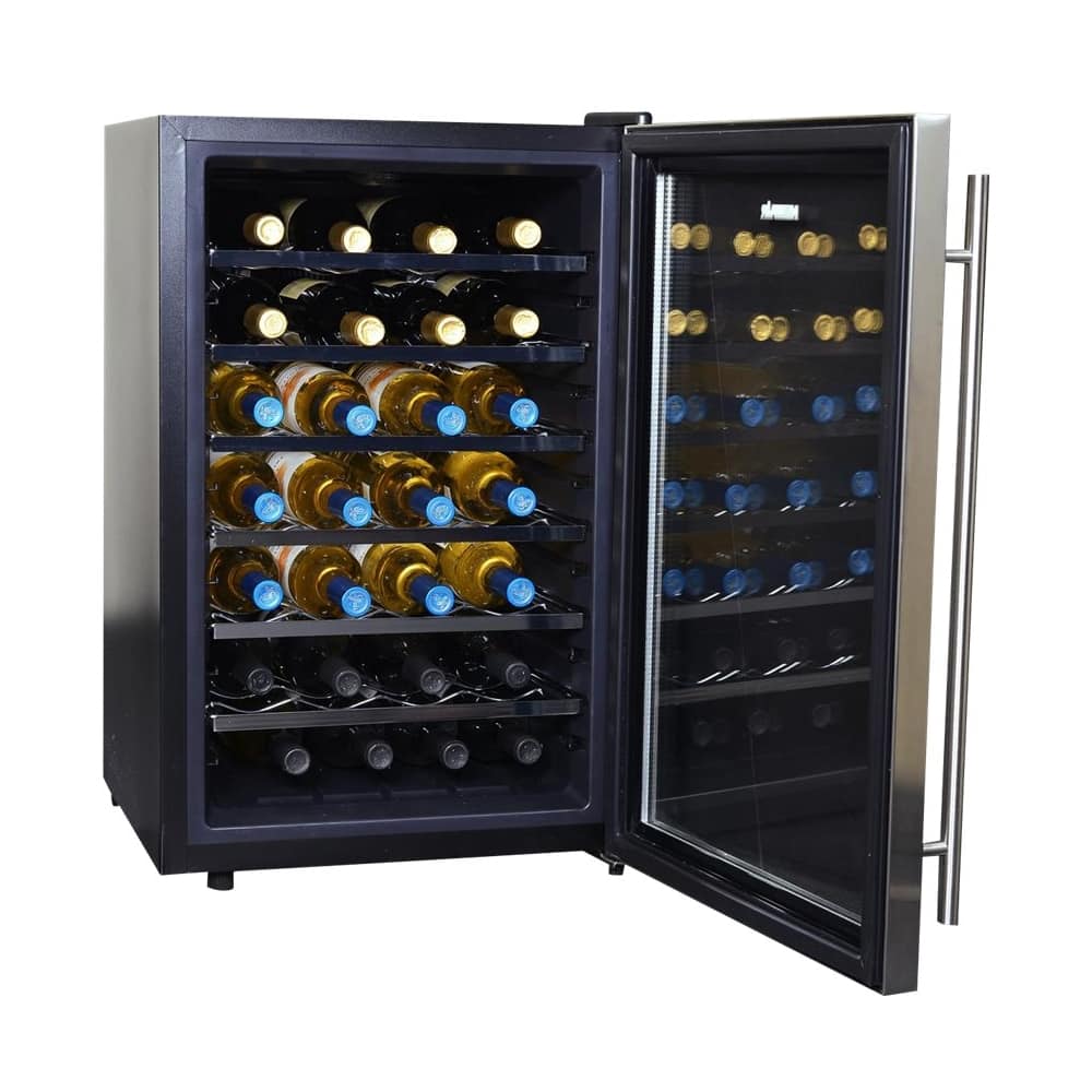 Customer Reviews: NewAir 28-Bottle Wine Cooler Stainless Steel AW-281E ...