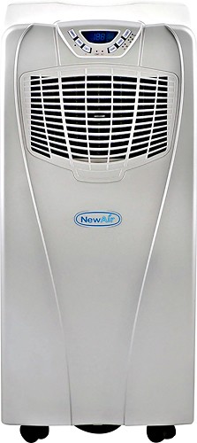 NewAir - 10,000 BTU Portable Air Conditioner - Silver/Gray