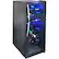 Left. NewAir - 21-Bottle Dual Zone Wine Cooler - Black.