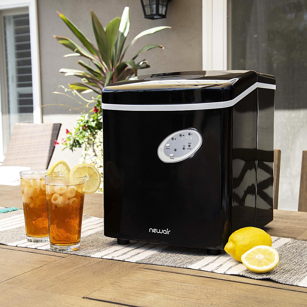 NewAir 12 28-lb Portable Ice Maker 3 Ice Sizes Black AI-100BK - Best Buy