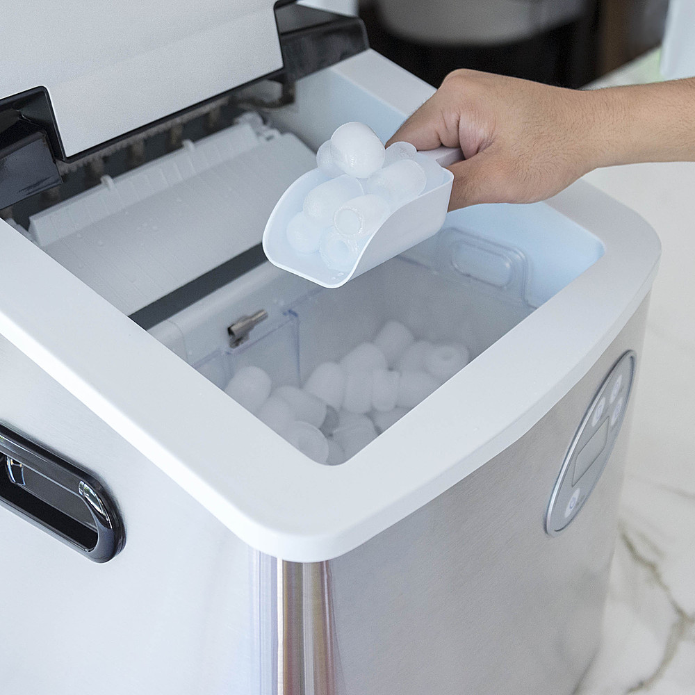 新到着 ポータブル家庭用製氷機 アイスメーカー Newair AI-215SS Portable Ice Maker 家電