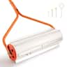 VEVOR - Lake Weed Roller, 18 ft Lake & Pond Weed Removal Tool, Muck Razer Aquatic & Sludge Tiller, Rid Roots and Muck Buildup - White,Orange
