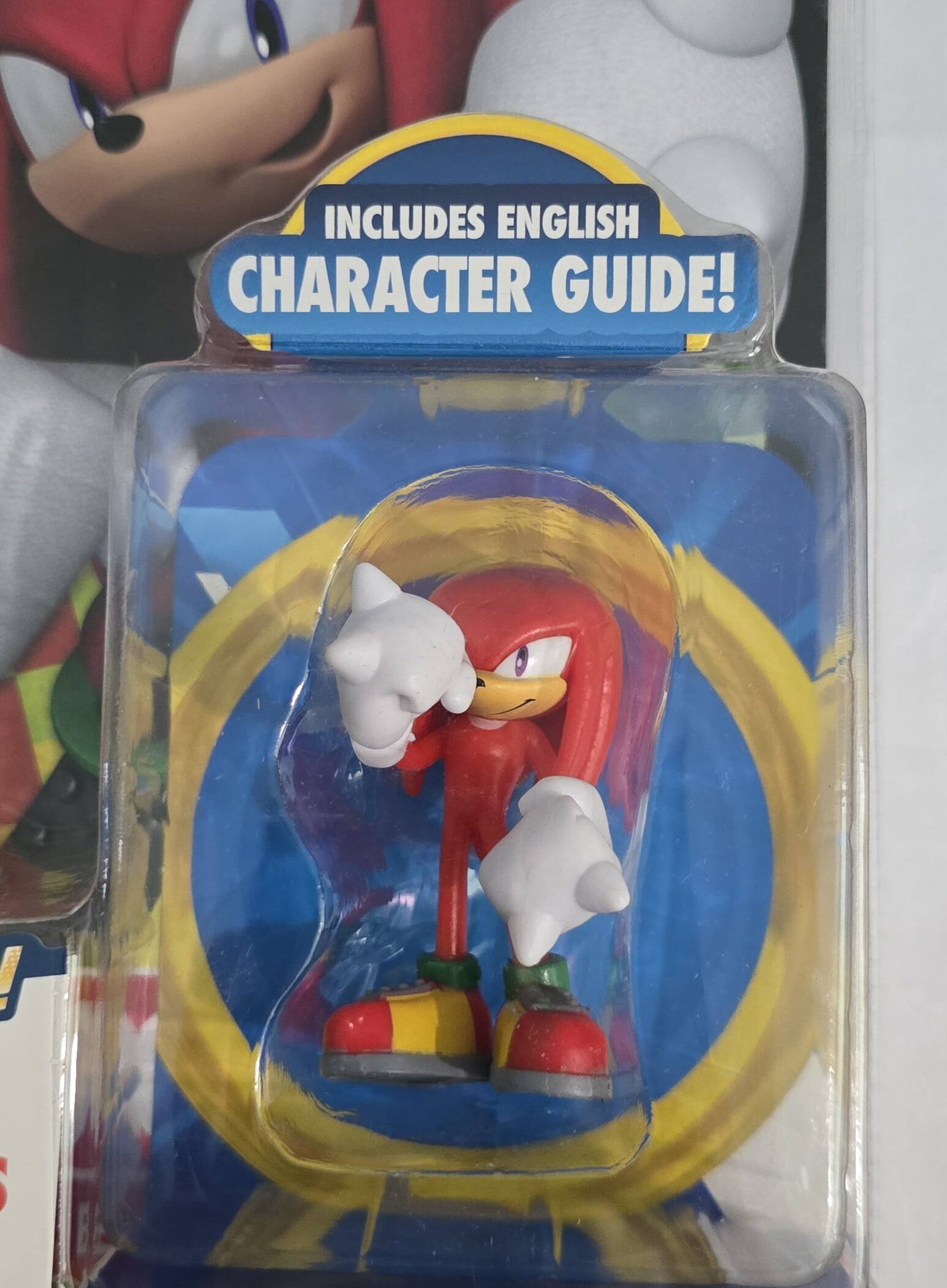 The text on the image is: "INCLUDES ENGLISH CHARACTER GUIDE!"