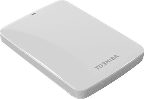 Angle Standard. Toshiba - Canvio Connect 1.5TB External USB 3.0 Hard Drive - White.