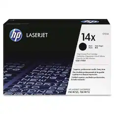 Front. HP - 14X High-Yield Toner Cartridge - Black.