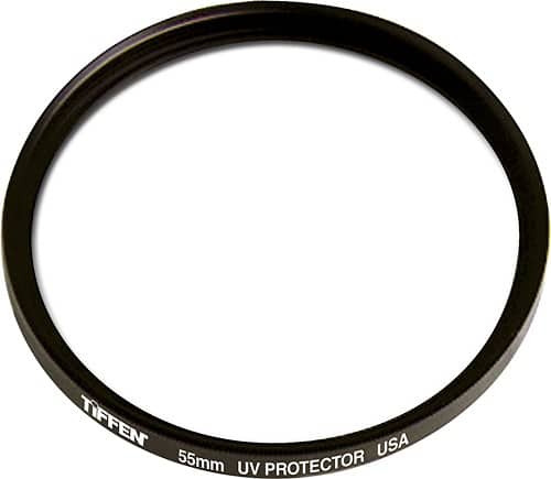 Front Standard. Tiffen - 55mm UV Protector Lens Filter.