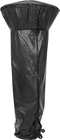 Fire Sense - Full-Length Vinyl Pro Series Outdoor Patio Heater Cover - Black - Front_Zoom
