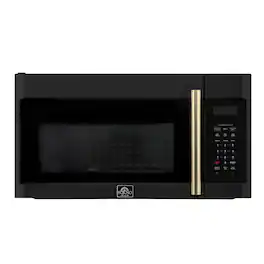 Forno Appliances - Fornace 1.5 Cu. Ft. Convection Over-the-Range Microwave - Black
