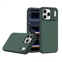 UUCOVER - Magnetic Case for iPhone 17 Pro Max,Shockproof TPU+PC Carbon Fiber Texture Case Compatible with MagSafe Protective Cover - Green