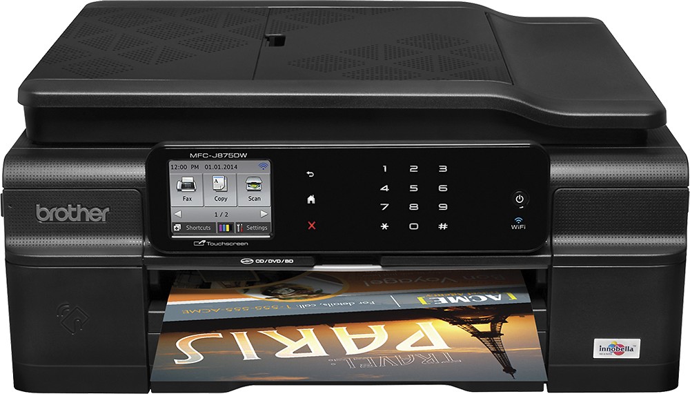 Brother MFC-J1800DW Print & Cut Wireless All-In-One Duplex Color Inkjet Printer