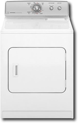  Maytag - 7.0 Cu. Ft. 7-Cycle SuperSize Capacity Electric Dryer - White-on-White