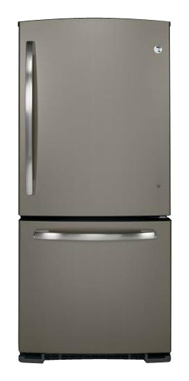 GE 20.3 Cu. Ft. Frost-Free Bottom-Freezer Refrigerator Slate GDE20GMHES ...