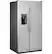 Angle. GE - 25.3 Cu. Ft. Frost-Free Side-by-Side Refrigerator with Thru-the-Door Ice and Water.