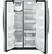 Alt View 12. GE - 25.3 Cu. Ft. Frost-Free Side-by-Side Refrigerator with Thru-the-Door Ice and Water.