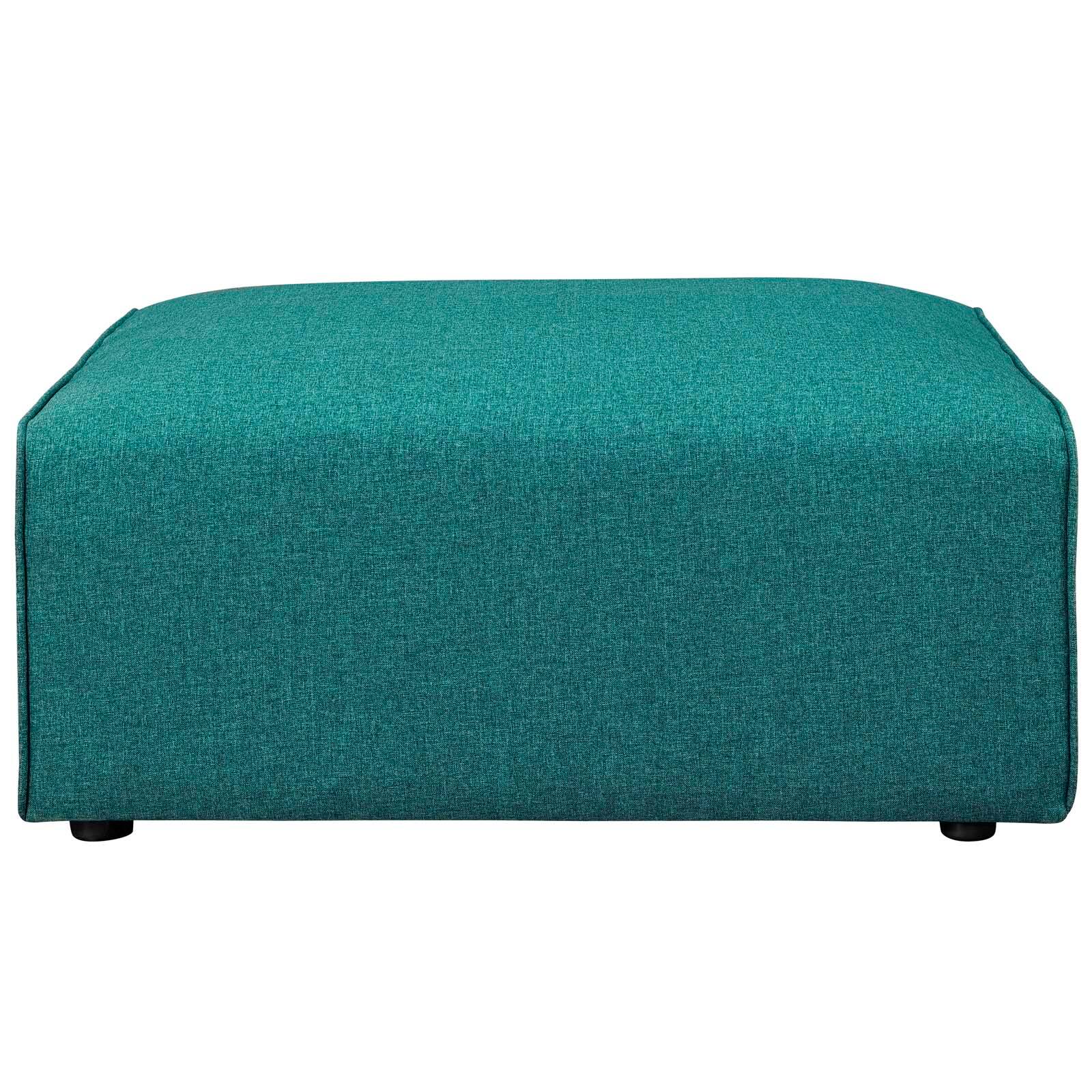 Left. Modway - Mingle Fabric Ottoman by Modway - EEI-2726-TEA.