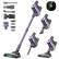 Front. Teendow - 300W Cordless Stick Vacuum Cleaner, 50kPa Brushless Motor, 50-Min Runtime, for Carpet, Hard Floors & Pet Hair - Purple.