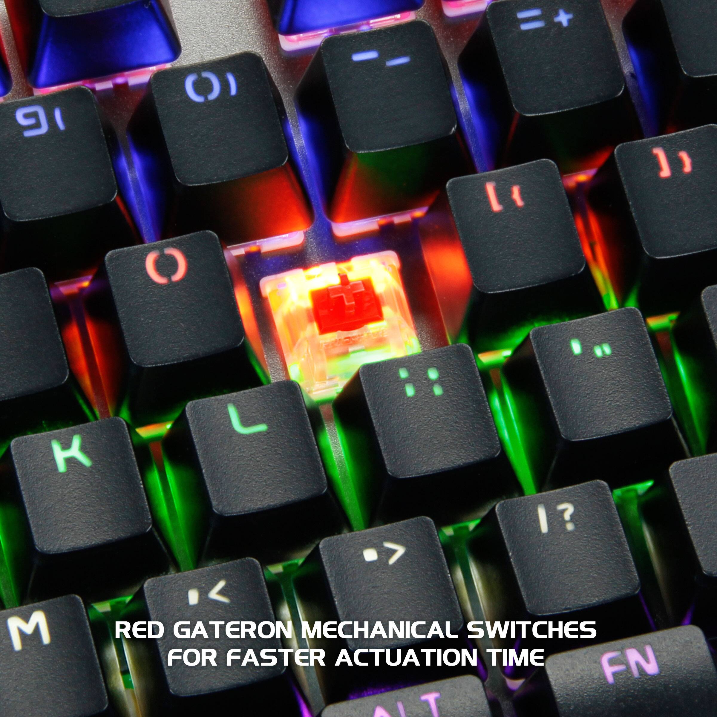 RED GATERON MECHANICAL SWITCHES FOR FASTER ACTUATION TIME