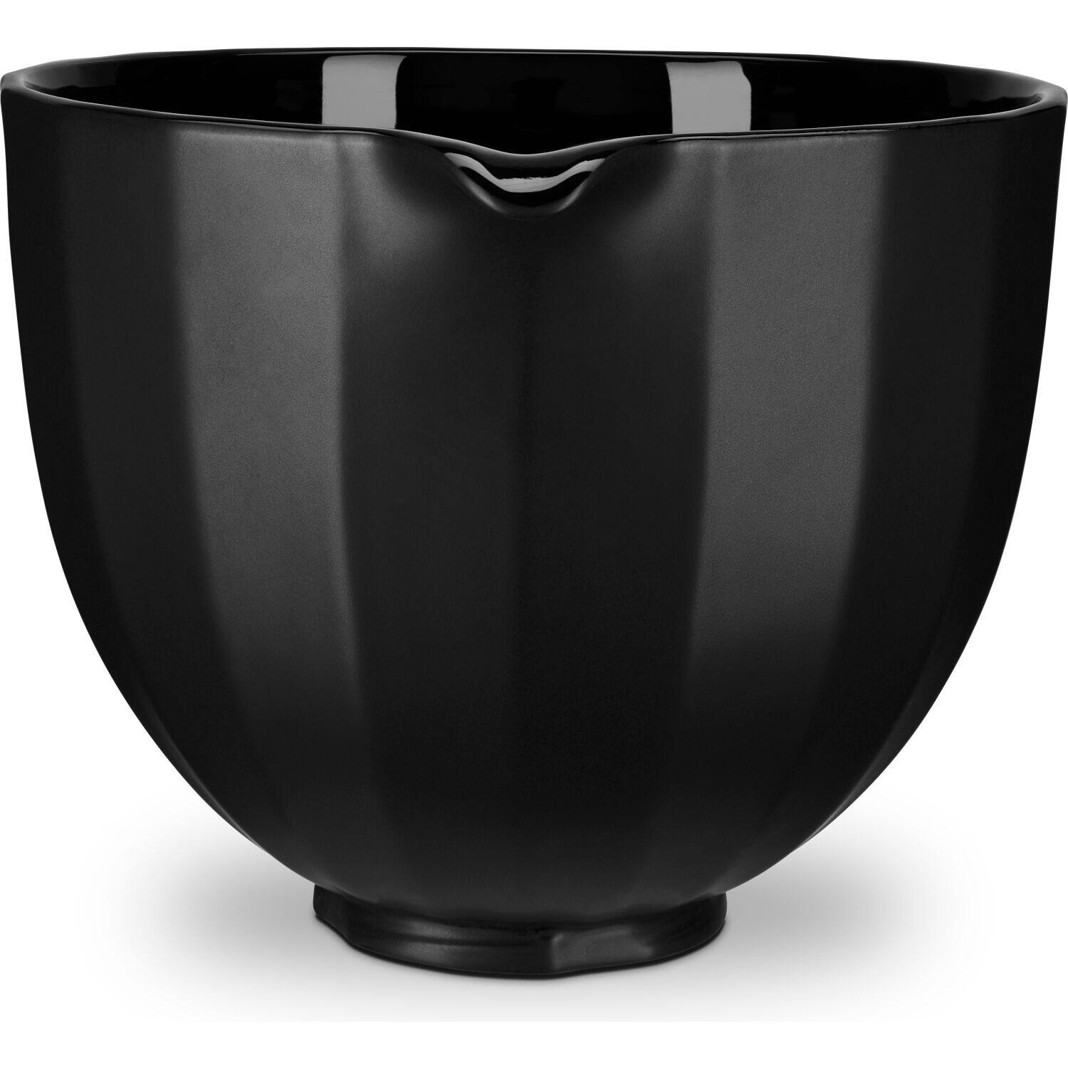 Alt View 3. KitchenAid - 5-Qt. Ceramic Bowl for Tilt-Head Stand Mixers, Black Shell - Black Shell.