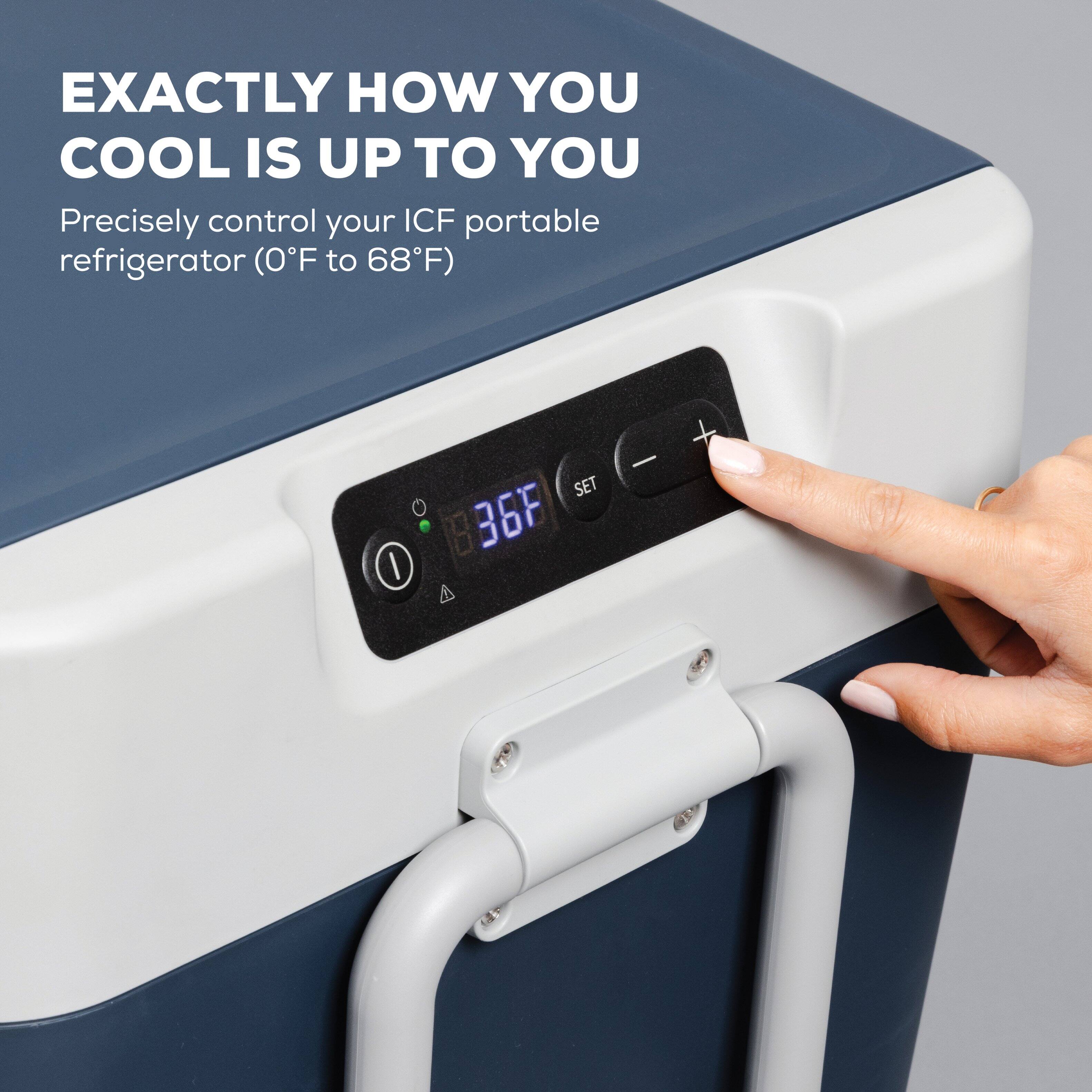 Igloo ICF60 Iceless Powered Cooler Rugged Blue 00050631 Open Box