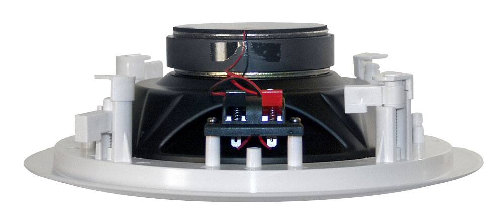 Alt View 4. Pyle - Pyle 8 Inch 500W 2 Way In Wall Ceiling Home Speakers System (Pair) (10 Pack) - White.