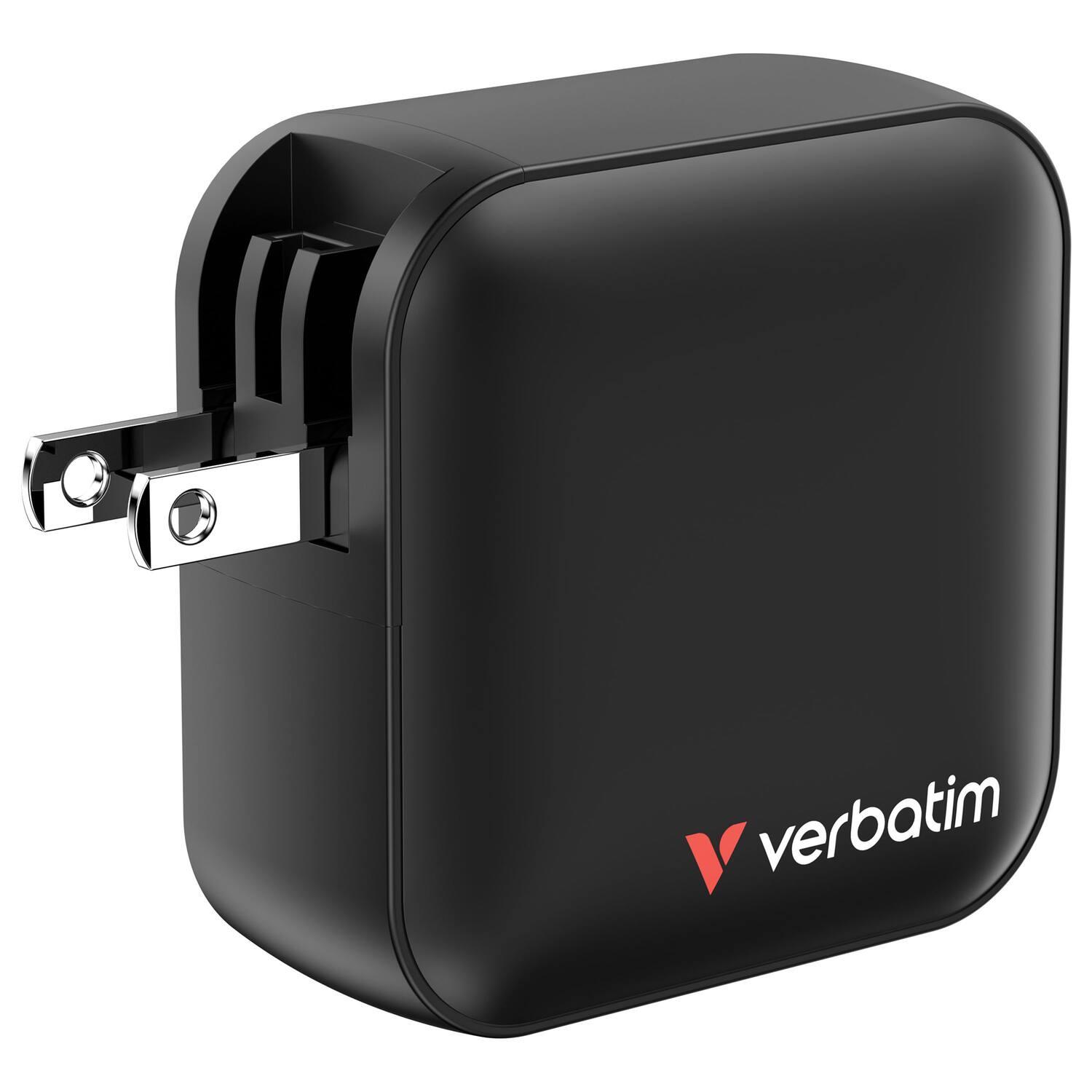 Back. Verbatim - Verbatim 32231 100-watt Mini Gan 4-port Charger - black.