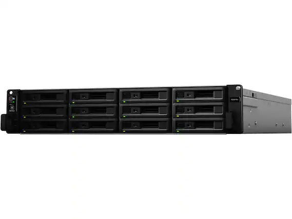 Front. Synology - Synology 12bay NAS RackStation RS3618xs (Diskless), RS3618xs - Unknown.