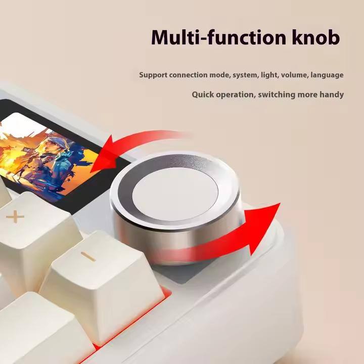 Multi-function knob

Support connection mode, system, light, volume, language

Quick operation, switching more handy
