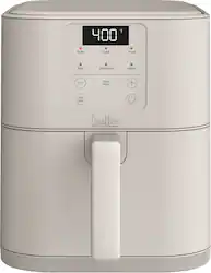 Bella - Fits-anywhere Kitchenware: 6-qt. Slim Air Fryer - Oatmilk - Front_Zoom