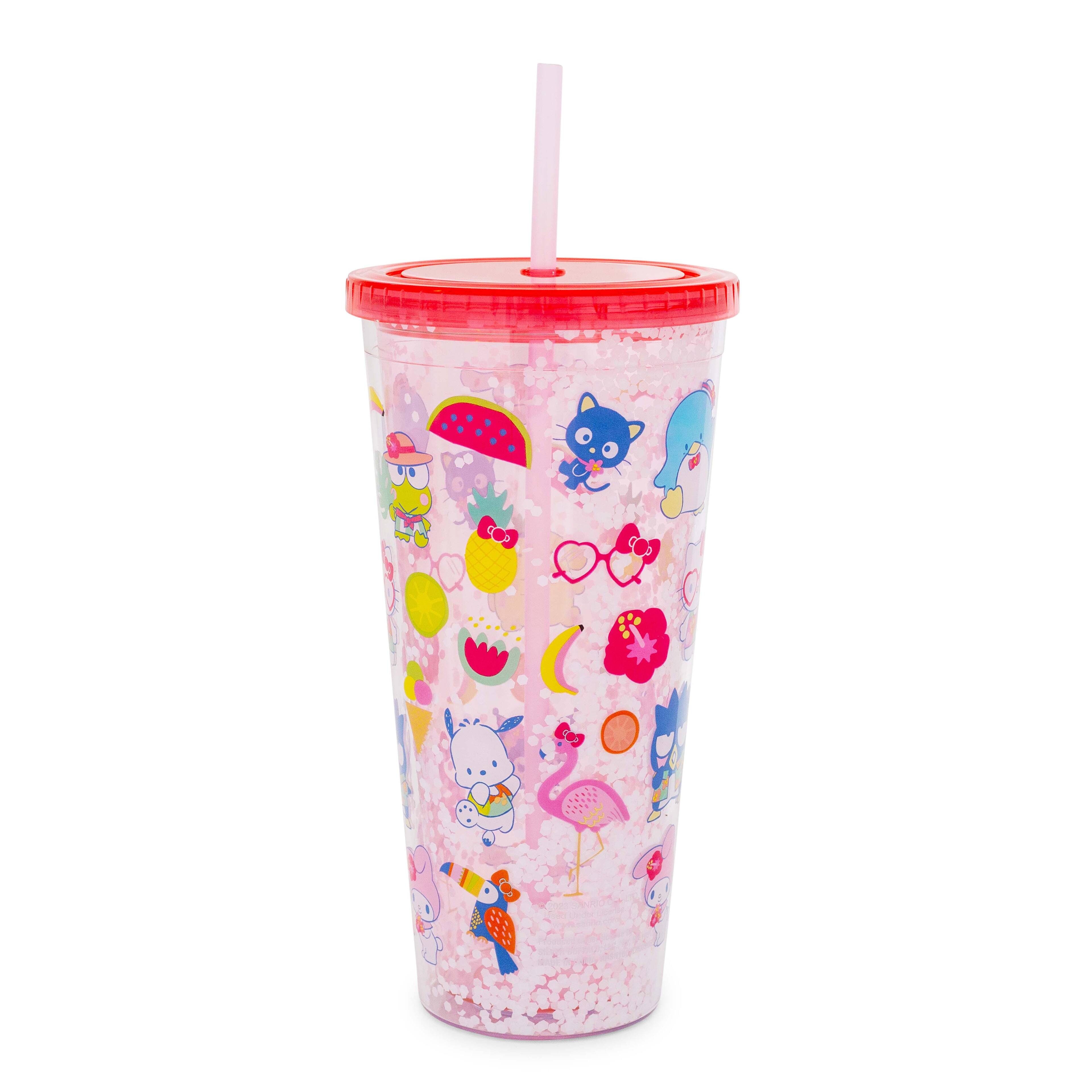 Alt View 1. Hello Kitty - Sanrio Hello Kitty and Friends Icons Confetti Carnival Cup | Holds 32 Ounces - Pink.