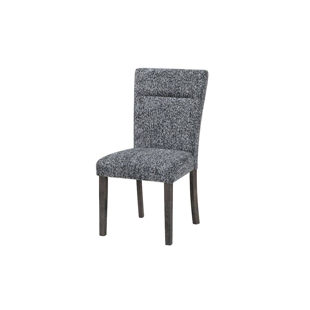 Back. Global Furniture USA - D86 Grey Dining Chair With Brown Legs - Grey.