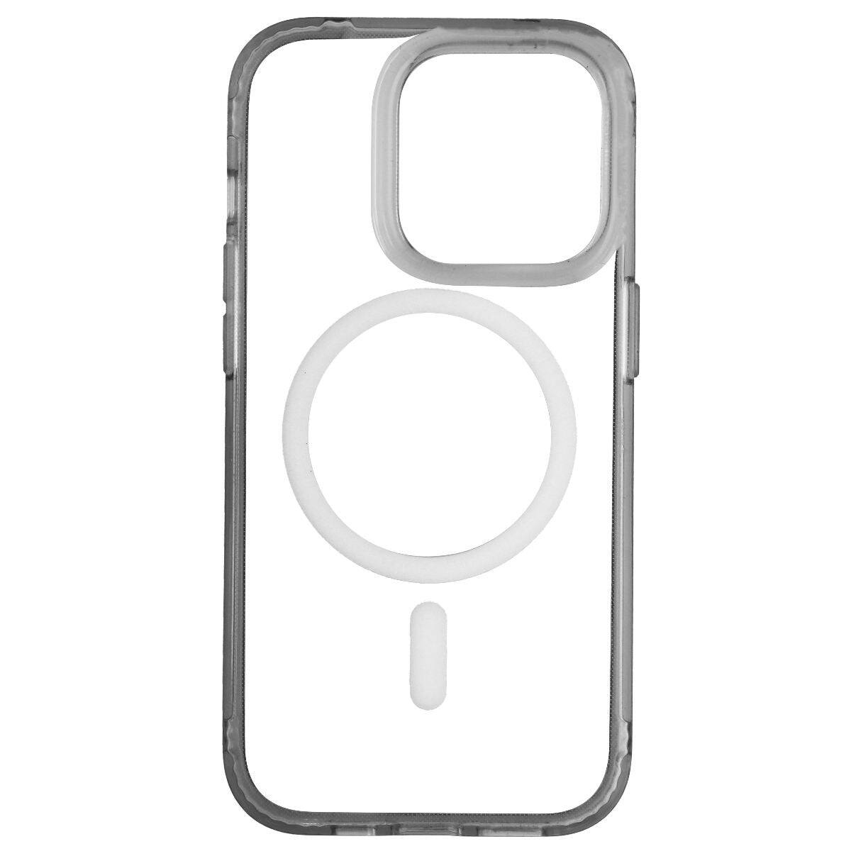 Alt View 1. Tech21 - Tech21 EvoClear Series Case for MagSafe for Apple iPhone 14 Pro - Clear/White - Clear/White.