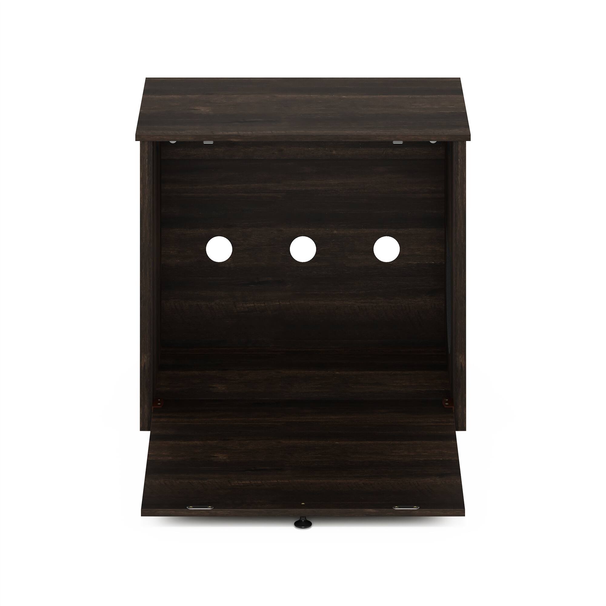 Alt View 5. Furinno - Peli Small Cat Litter Box Enclosure with Single Door - Ebony.