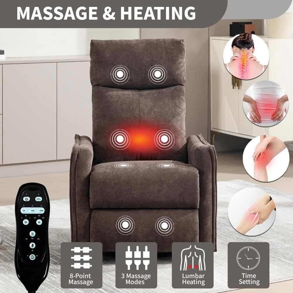 MASSAGE & HEATING

- 8-Point Massage
- 3 Massage Modes
- Lumbar Heating
- Time Setting